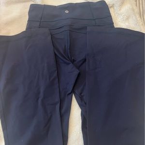 Lululemon navy yoga flare pants